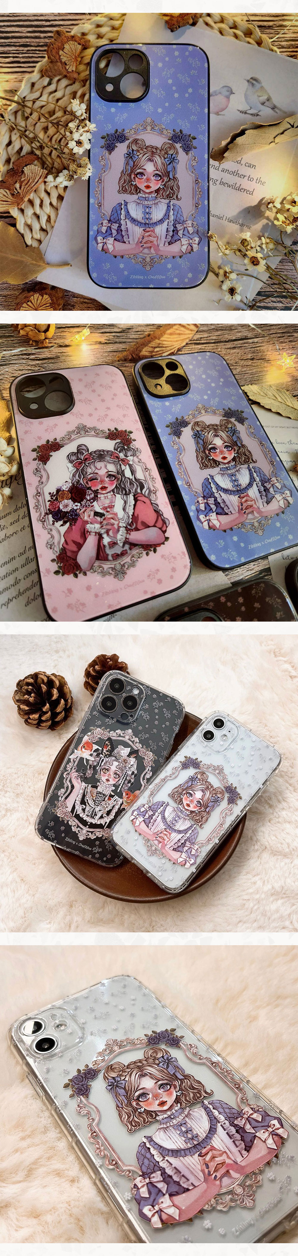 聯名 Zihling Baby Blue 防摔手機殼 ZLAD01