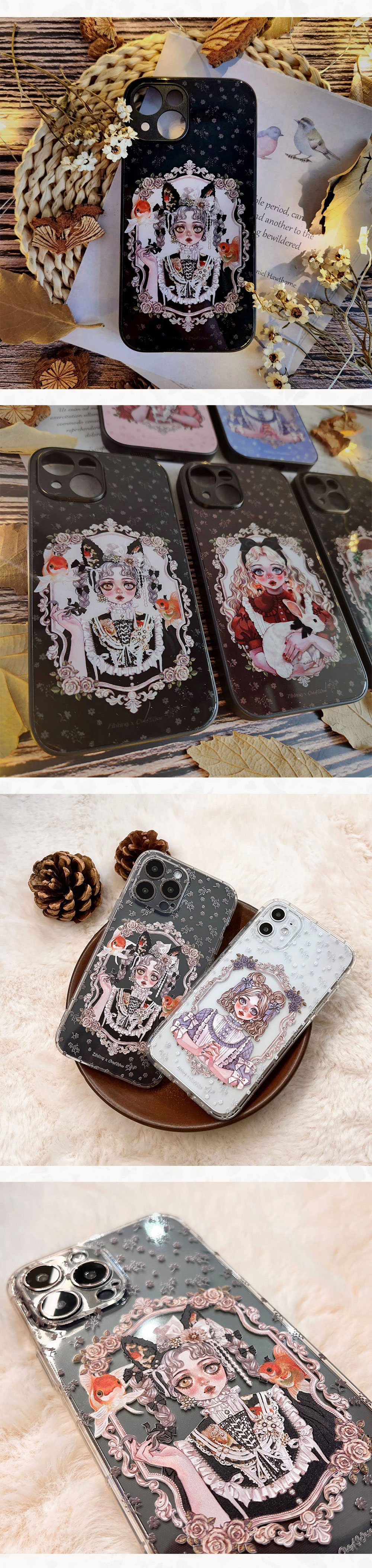 聯名 Zihling 金魚公主 防摔手機殼 ZLAD02